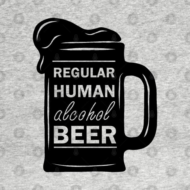 Regular Human Alcohol Beer by valentinahramov